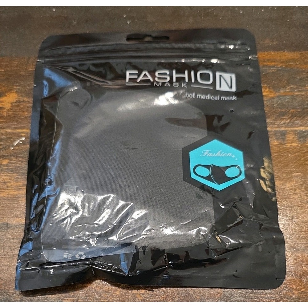 10 count-Fashion Mask,  Face Mask New In Package -individually sealed-reuseable